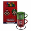 KIT DE CANECAS EMPILHAVEIS MODELO SUPER MARIO EM CERÂMICA 150ML REF: 10025946 KIT DE CANECAS EMPILHAVEIS MODELO SUPER MARIO EM CERÂMICA 150ML REF: 10025946