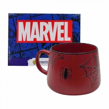 CANECA MODELO SPIDER MAN EM CERÂMICA 500ML REF: 10025951