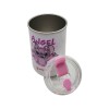 COPO COM CANUDO MODELO STITCH E ANGEL NAMORADOS EM PLÁSTICO 300ML REF: 10026386