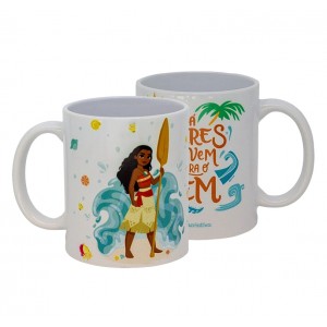 CANECA POP MODELO MOANA MARES PARA O BEM EM CERÂMICA 350ML REF: 10026441 CANECA POP MODELO MOANA MARES PARA O BEM EM CERÂMICA 350ML REF: 10026441