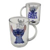 CANECA VERONA MODELO STITCH 300ML EM VIDRO REF: 10026538 CANECA VERONA MODELO STITCH 300ML EM VIDRO REF: 10026538