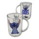 CANECA VERONA MODELO STITCH 300ML EM VIDRO REF: 10026538