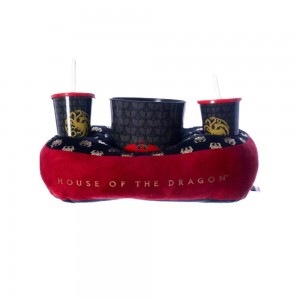 KIT ALMOFADA E BALDE DE PIPOCA SUEDE HOUSE OF THE DRAGON EM POLIÉSTER REF: 10064973 KIT ALMOFADA E BALDE DE PIPOCA SUEDE HOUSE OF THE DRAGON EM POLIÉSTER REF: 10064973