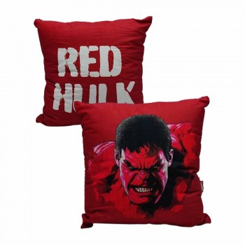 ALMOFADA MODELO RED HULK EM  FIBRA EM VELUDO REF: 10065447