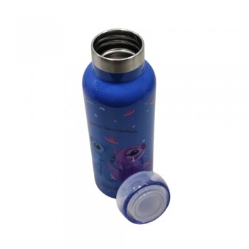 GARRAFA MODELO STITCH E ANGEL NAMORADOS EM ALUMÍNIO 500ML REF: 10073450