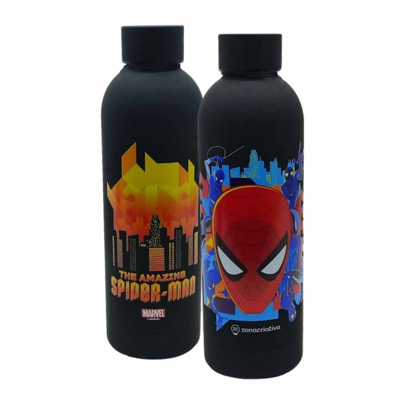 GARRAFA MODELO SPIDER MAN EM ALUMÍNIO 500ML REF: 10073541 GARRAFA MODELO SPIDER MAN EM ALUMÍNIO 500ML REF: 10073541