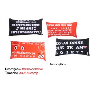 ALMOFADA. TAM: 40X10X20CM
