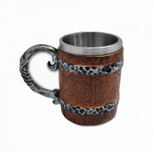 CANECA MEDIEVAL MODELO BARRIL EM RESINA 400ML REF: 1152B-1 CANECA MEDIEVAL MODELO BARRIL EM RESINA 400ML REF: 1152B-1