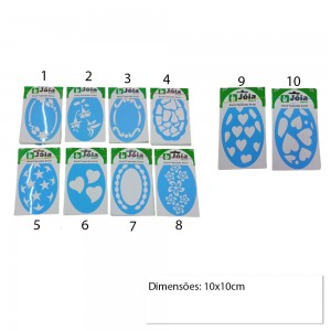 STENCIL DE PLÁSTICO PARA PINTURA 10X10 REF: OV