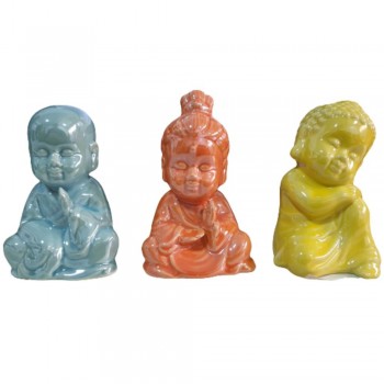 ENFEITE DECORATIVO MODELO BUDA EM CERÂMICA REF: XY7080-81-82 ENFEITE DECORATIVO MODELO BUDA EM CERÂMICA REF: XY7080-81-82