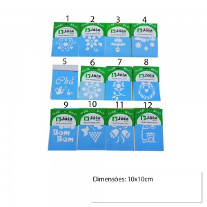 STENCIL DE PLÁSTICO PARA PINTURA 10X10 REF: JA1