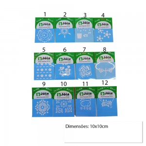 STENCIL DE PLÁSTICO PARA PINTURA 10X10 REF: JA3