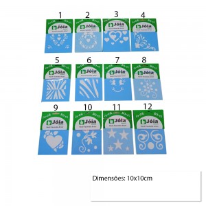 STENCIL DE PLÁSTICO PARA PINTURA 10X10 REF: JA6