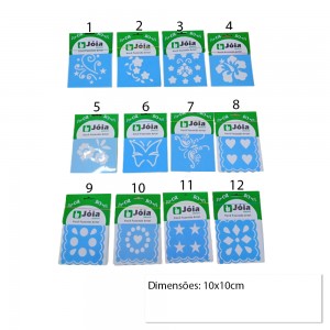 STENCIL DE PLÁSTICO PARA PINTURA 10X10 REF: JA7