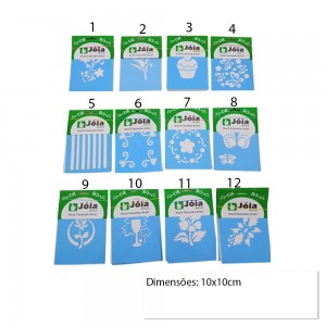 STENCIL DE PLÁSTICO PARA PINTURA 10X10 REF: JA8