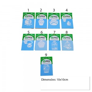 STENCIL DE PLÁSTICO PARA PINTURA 10X10 REF: JA9