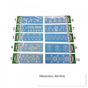 STENCIL DE PLÁSTICO PARA PINTURA 30X10 REF: JB2