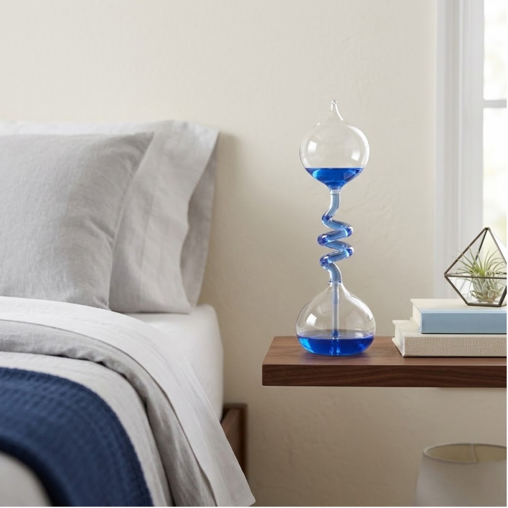 ENFEITE DECORATIVO TESÔMETRO HEBOLIDOR DE VIDRO REF: 26727