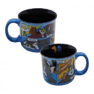 CANECA BIG CAMP MODELO TOM&JERRY EM CERÂMICA 470ML REF: 178989999  CANECA BIG CAMP MODELO TOM&JERRY EM CERÂMICA 470ML REF: 178989999