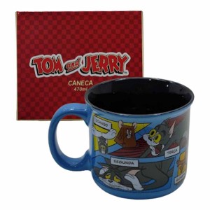 CANECA BIG CAMP MODELO TOM&JERRY EM CERÂMICA 470ML REF: 178989999  CANECA BIG CAMP MODELO TOM&JERRY EM CERÂMICA 470ML REF: 178989999