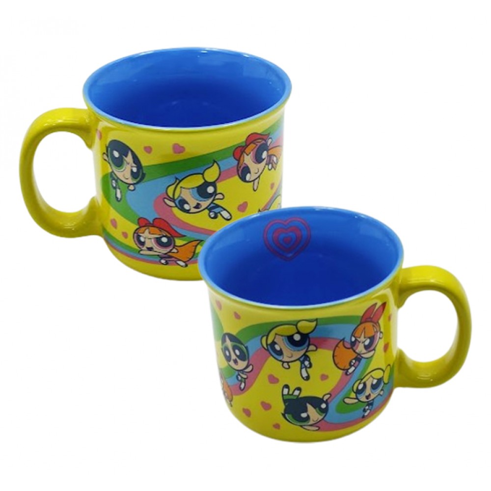 CANECA BIG CAMP MODELO ARCO IRIS EM CERÂMICA 470ML REF: 179039999