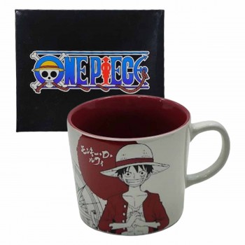 CANECA STAR MODELO LUFFY BUSSOLA EM CERÂMICA 390ML REF: 179309999