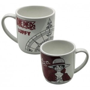 CANECA MODELO CLUB ONE PIECE LUFFY EM CERÂMICA 350ML REF: 185489999 CANECA MODELO CLUB ONE PIECE LUFFY EM CERÂMICA 350ML REF: 185489999
