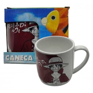 CANECA MODELO CLUB ONE PIECE LUFFY EM CERÂMICA 350ML REF: 185489999 CANECA MODELO CLUB ONE PIECE LUFFY EM CERÂMICA 350ML REF: 185489999