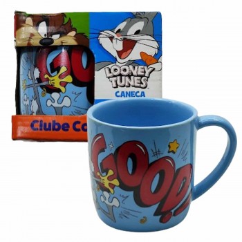 CANECA MODELO PERNALONGA LIFE EM CERÂMICA 350ML REF: 186199999