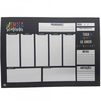 PLANNER A5 15X21CM 25FOLHAS PLANNER A5 15X21CM 25FOLHAS