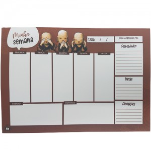 PLANNER A5 15X21CM 25FOLHAS  PLANNER A5 15X21CM 25FOLHAS