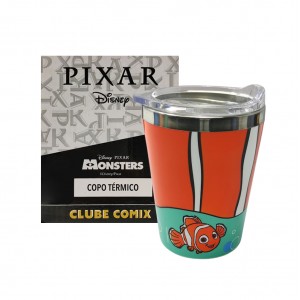 COPO DE VIAGEM MODELO NEMO EM INOX 400ML  REF: 21662 COPO DE VIAGEM MODELO NEMO EM INOX 400ML  REF: 21662