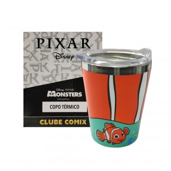COPO DE VIAGEM MODELO NEMO EM INOX 400ML  REF: 21662