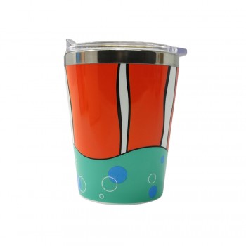 COPO DE VIAGEM MODELO NEMO EM INOX 400ML  REF: 21662