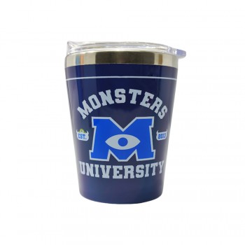 COPO DE VIAGEM MODELO MONSTERS S.A. EM INOX 400ML  REF: 21664