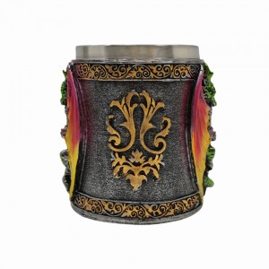 CANECA MEDIEVAL MODELO DRAGÃO EM INOX 400ML REF: 220042B CANECA MEDIEVAL MODELO DRAGÃO EM INOX 400ML REF: 220042B