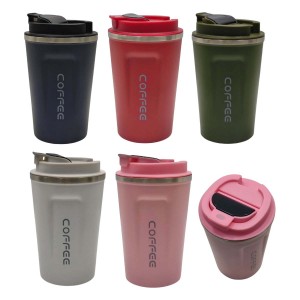 COPO TÉRMICO MODELO COFFEE COM TERMÔMETRO EM AÇO E INOX REF: 30232