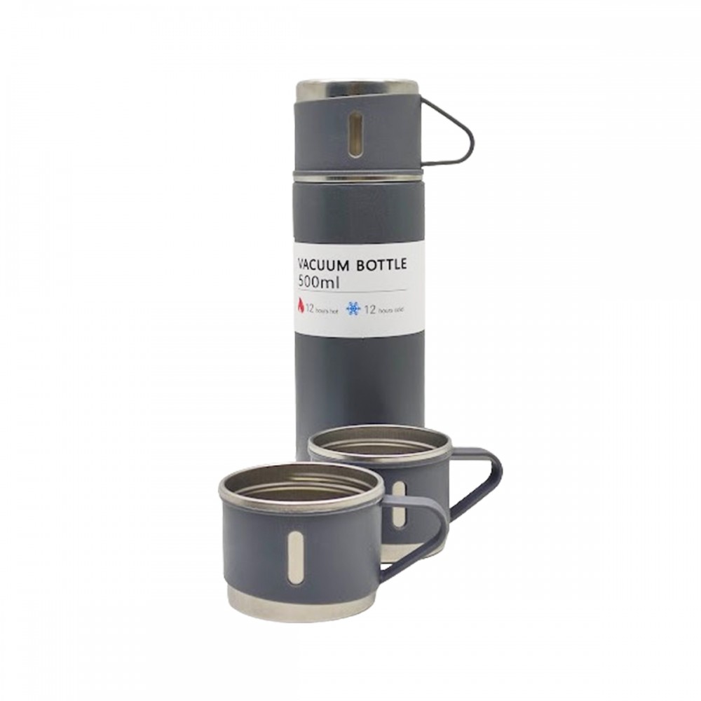 KIT GARRAFA TÉRMICA VACCUM FLASK SET 500ML REF: 30384