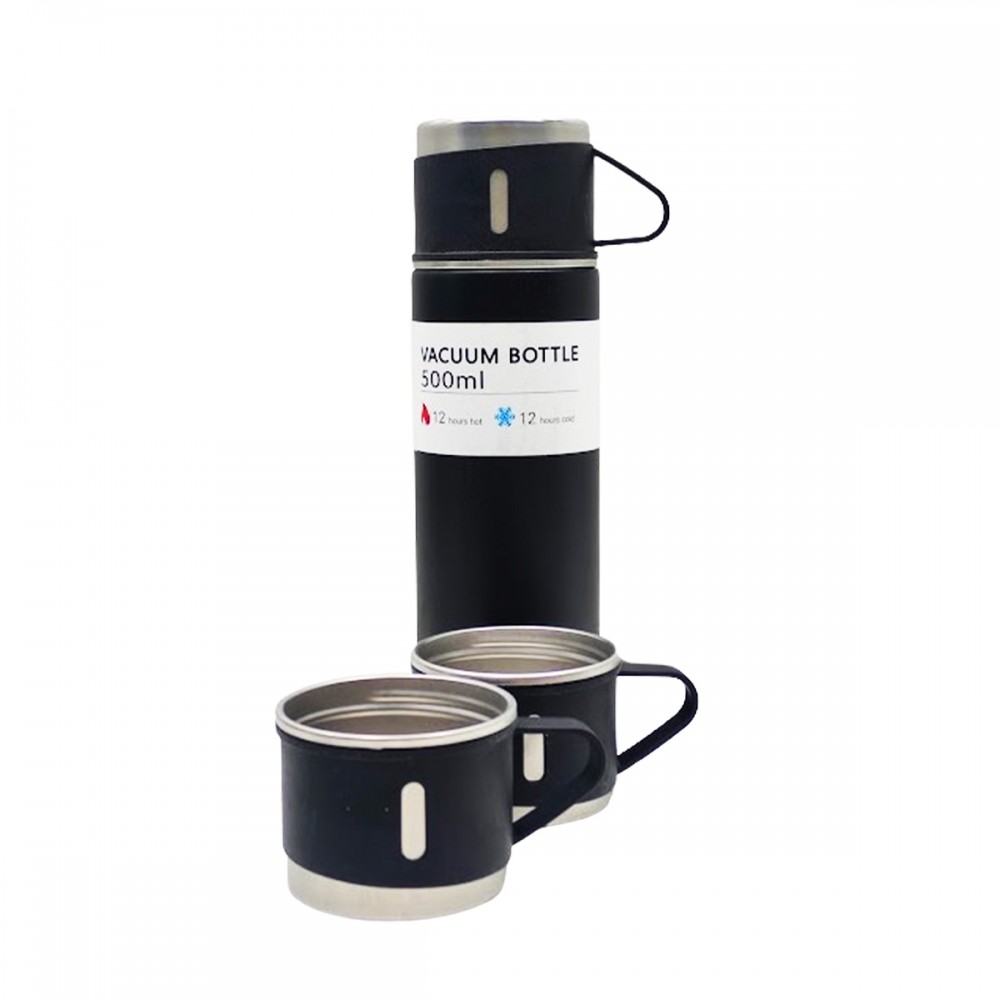 KIT GARRAFA TÉRMICA VACCUM FLASK SET 500ML REF: 30384
