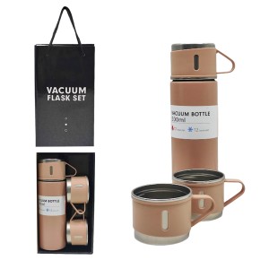KIT GARRAFA TÉRMICA VACCUM FLASK SET 500ML REF: 30384