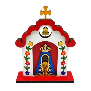 CAPELINHA APARECIDA DE MADEIRA REF: 004312