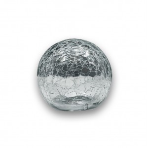 ENFEITE DECORATIVO MODELO BOLA TRANSPARENTE EM VIDRO REF: BC6 ENFEITE DECORATIVO MODELO BOLA TRANSPARENTE EM VIDRO REF: BC6