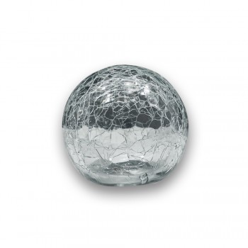 ENFEITE DECORATIVO MODELO BOLA TRANSPARENTE EM VIDRO REF: BC6 ENFEITE DECORATIVO MODELO BOLA TRANSPARENTE EM VIDRO REF: BC6