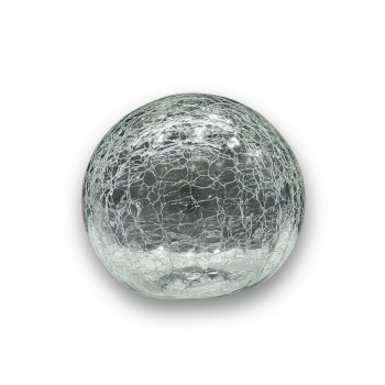 ENFEITE DECORATIVO MODELO BOLA TRANSPARENTE EM VIDRO REF: BC10 ENFEITE DECORATIVO MODELO BOLA TRANSPARENTE EM VIDRO REF: BC10