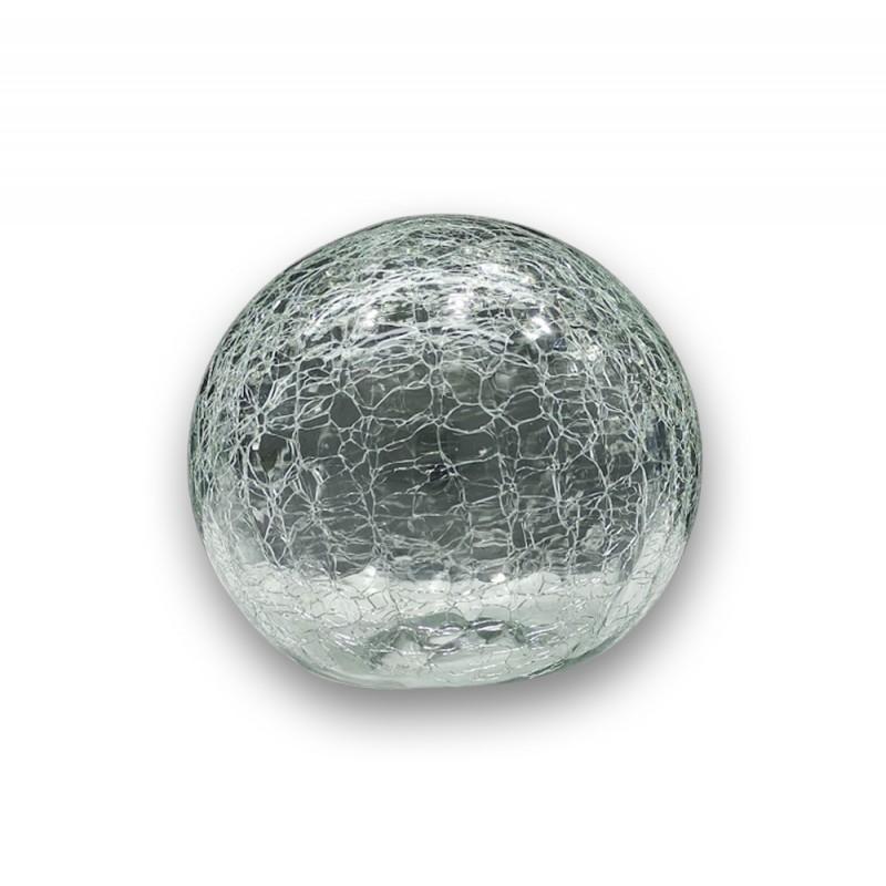 ENFEITE DECORATIVO MODELO BOLA TRANSPARENTE EM VIDRO REF: BC10 ENFEITE DECORATIVO MODELO BOLA TRANSPARENTE EM VIDRO REF: BC10