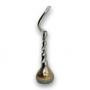 ENFEITE DECORATIVO MODELO GOTA TORCIDA DE OURO EM VIDRO REF: TOP ENFEITE DECORATIVO MODELO GOTA TORCIDA DE OURO EM VIDRO REF: TOP