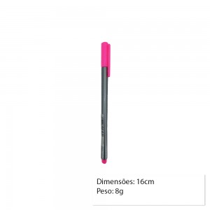 CANETA FINELINER ROSA NEON UNIDADE REF: 334-221