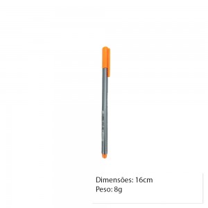 CANETA FINELINER LARANJA NEON UNIDADE REF: 334-401