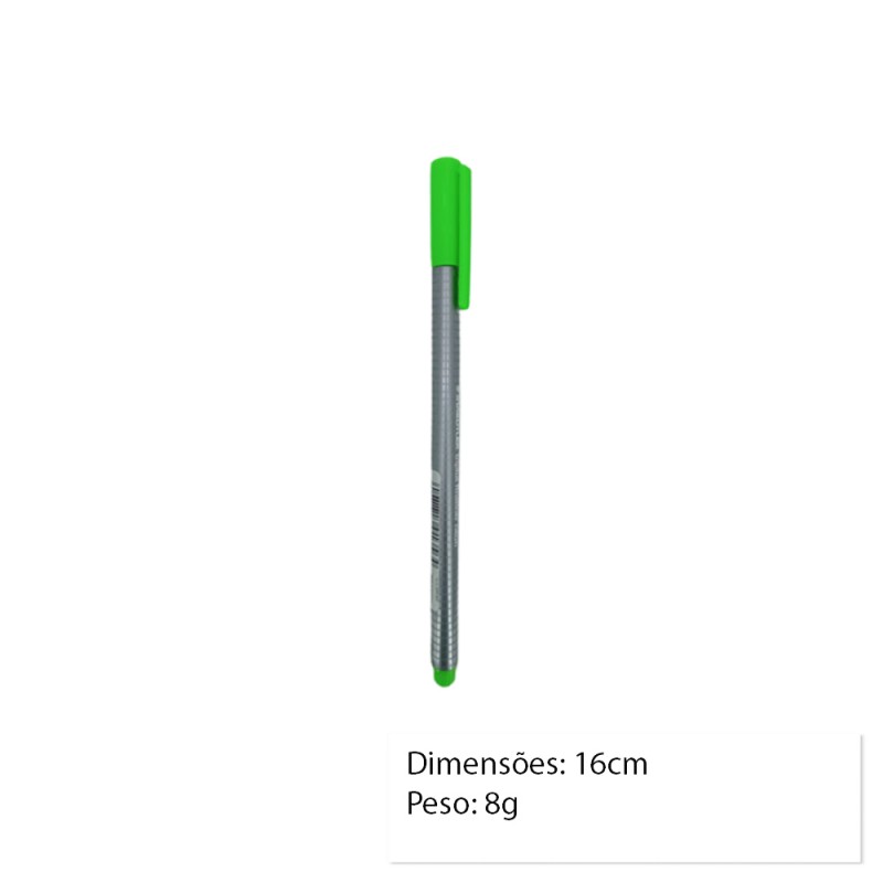 CANETA FINELINER VERDE NEON UNIDADE REF: 334-501 CANETA FINELINER VERDE NEON UNIDADE REF: 334-501