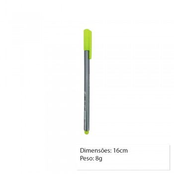 CANETA FINELINER AMARELO NEON UNIDADE REF: 334-101